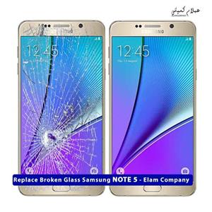 قیمت و خرید تعویض گلس تاچ ال سی دی سامسونگ NOTE 5 – ضمانتی و بدون ریسک