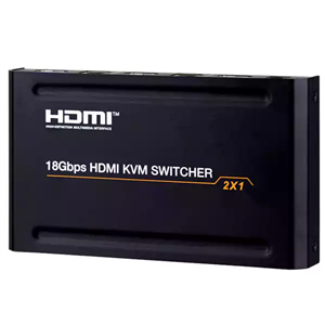 سوئیچ کی وی ام 2 خروجی اتومات HDMI USB فرانت مدل FN K221 