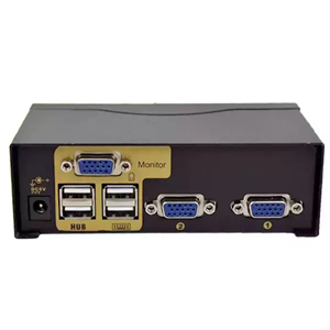 سوئیچ کی وی ام 2 خروجی اتومات VGA+USB فرانت مدل FN-K2US