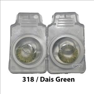 لنز چشم رنگی الگانس رنگ Dals Green کد 318 Elegance