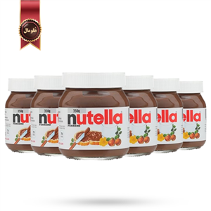 شکلات صبحانه نوتلا nutella آلمانی وزن 350 گرم بسته 6 عددی 