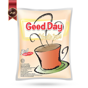 کافی میکس گوددی good day مدل لاته وانیلی vanilla latte پک 30 ساشه ای 