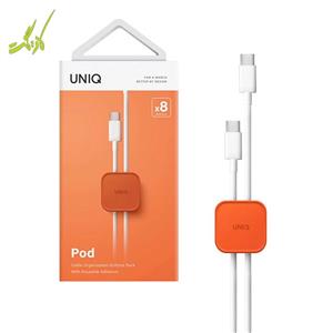 نگهدارنده و نظم دهنده کابل برند یونیک مدل UNIQ POD بسته ۸ تایی