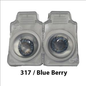 لنز چشم رنگی الگانس رنگ Blue Berry کد 317 Elegance