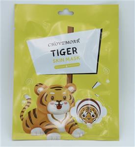 ماسک ورقه ای صورت مدل ببر TIGER برند CHOVEMOAR طرح دار 