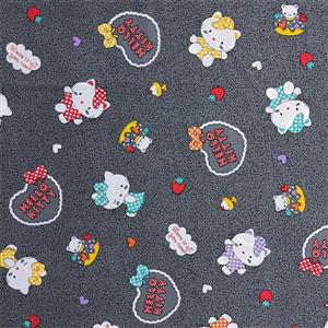 پارچه ملحفه طرح کیتی کد 130