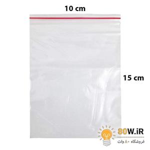 کیسه زیپ دار سایز 10×15  (زیپ کیپ Zip Kip)