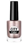 لاک ناخن سیتی کالر City color رنگ بژ شاینی شماره 38 گلدن رز Golden Rose 