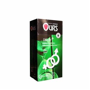 کاندوم تاخیریOurs مدل Delay Plus بسته 12عددی