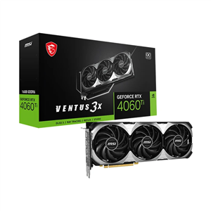 کارت گرافیک ام اس ای GeForce RTX 4060 TI VENTUS 3X OC 16GB MSI GDDR6X Graphics Card 