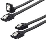 GIGABYTE 12CF1 SATA III Cable 6.0 Gbps With Locking Latch 0.5m 2PACK