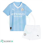 پیراهن شورت اول منچستر سیتی Manchester City 2023-24 Home Soccer Jersey Kit Shirt Short