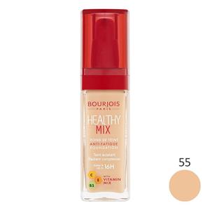 کرم پودر هلتی میکس ضد خستگی 55 بورژوا Bourjois Healthy Mix Foundation 30ml 