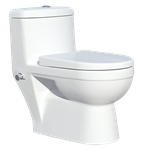 توالت فرنگی مدل گاتریا یک تکه برند چینی بهداشتی گاتریا(چینی‌نام)