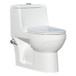 توالت فرنگی مدل آیسون یک تکه برند چینی بهداشتی گاتریا(چینی‌نام)