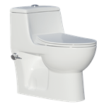 توالت فرنگی مدل آی یک تکه برند چینی بهداشتی گاتریا(چینی‌نام)