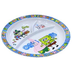 ظرف غذای کودک کسری یزد طرح باب اسفنجی Kasrayazd kids dinnerware