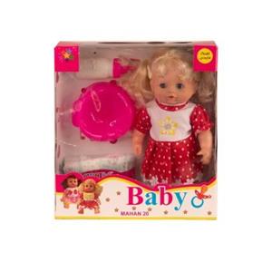 عروسک جیشی موزیکال کوچک با لوازم