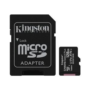 کارت حافظه microSDXC کینگستون مدل CANVAS Select Plus کلاس 10 سرعت 100MBPS ظرفیت 128گیگابای... 