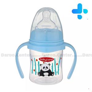 شیشه شیر ارتودنسی بی بی لند Baby Land مدل 408 حجم 150 میلی‌لیتر