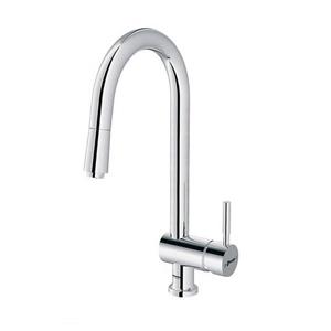 شیر ظرفشویی (آشپزخانه) شاوری (شلنگ‌دار) مدل موناکو‌پلاس برند شودر Shouder کروم 