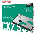 اس اس دی اینترنال  TEAM GROUP  CX2  512G  SATA