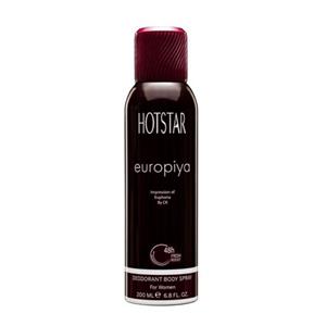 اسپری زنانه هات استار Europiya حجم 200ml 