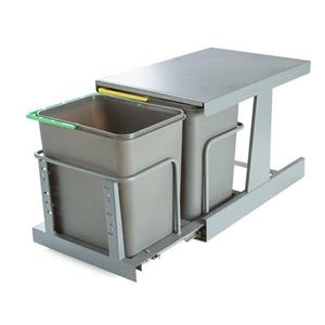 سطل زباله ریلی دو مخزن ریل کف تاندم آذین