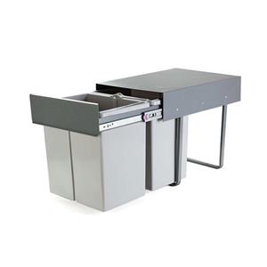 سطل زباله ریلی دو مخزن بزرگ آذین