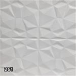دیوارپوش فومی پشت چسبدار هیوا دکو طرح ستاره کریستال سفید کد 261