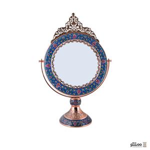 آینه مس و پرداز آقاجانی مدل گرد بزرگ ارتفاع 71