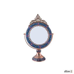 آینه مس و پرداز آقاجانی مدل گرد کوچک ارتفاع 50