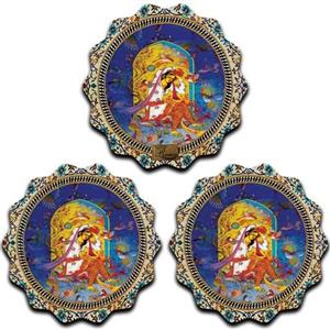 زیر لیوانی چوبی رنس مدل C5-42415 بسته 3 عددی