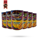 پودر شربت رویال royal مدل انبه mango وزن 900 گرم بسته 6 عددی 