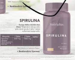 کپسول زیبایی سلامتی اسپیرولینا farmasi nutriplus spirulina 