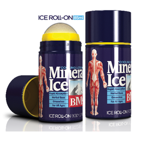 لوسیون مینرال آیس بی ام اس 85 میلی لیتر BMS Mineral Ice cooling lotion 85 g