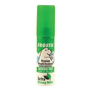 اسپری خوشبو کننده دهان فروستی مدل Extra Strong Mint حجم 20 میلی لیتر Frostie Premium Breath Freshener 20ml 