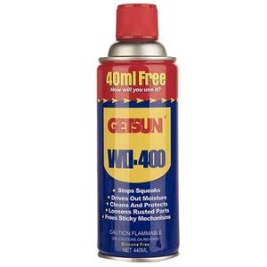 اسپری روان کننده زنگ بر WD 400 گتسان 