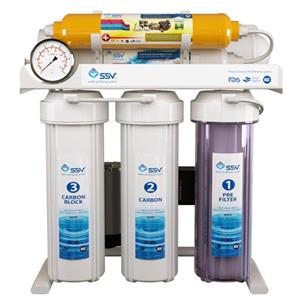 تصفیه آب 6 مرحله ای سوپرمینرال بدون اشعه اس اس وی مدل SuperTec X600