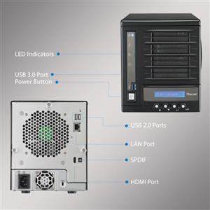 ذخیره ساز تحت شبکه 4Bay دکاس مدل N4560 بدون هارد دیسک