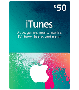 iTunes 50$ Gift Card دیجیتالی گیفت کارت آیتونز | 50 دلاری