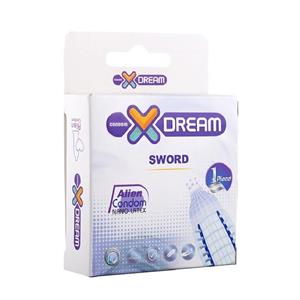 کاندوم فضایی شمشیری ایکس دریم Xdream Sword Alien  بسته 1 عددی X Dream Sword Condom 1piece