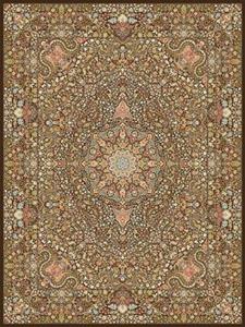 فرش پاتریس طرح مهرانه قهوه ای