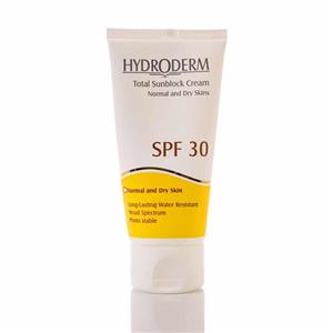 کرم ضد آفتاب SPF30 ساده هیدرودرم