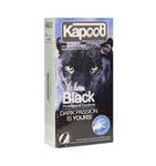 کاندوم مشکی کاپوت Kapoot Black Dark passion بسته 12 عددی