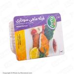 فیله ماهی سوخاری 75% گوشت منجمد آماده 4 عددی 450 گرمی پمینا کاله