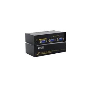 اسپلیتر 2 پورت VGA 450MHz کی نت پلاس K Net Plus Splitter Port Black 