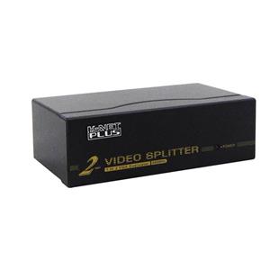 اسپلیتر 2 پورت VGA 450MHz کی نت پلاس K-Net Plus VGA Splitter 450MHz 2 Port - Black