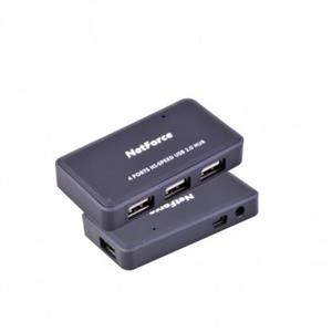 NetForce HUB-158 USB HUB - Black 