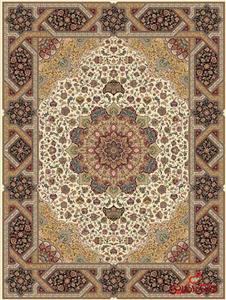 فرش پاتریس طرح چلیپا کرم